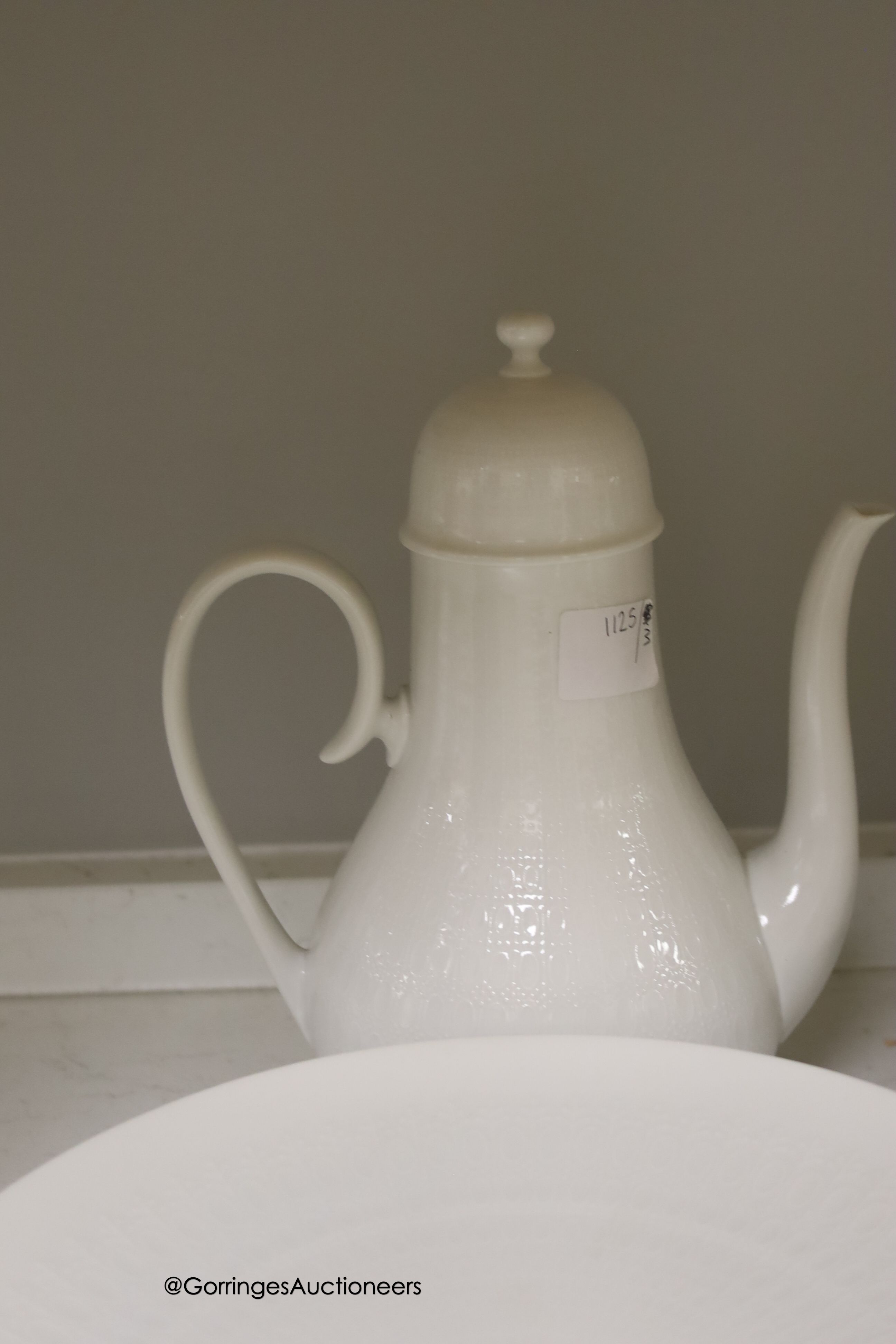 A Rosenthal studio-line relief moulded porcelain dinner and coffee service (52)